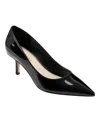Marc Fisher Alola Womens Leather Slip On Pumps In Black Patent