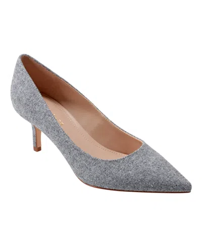 Marc Fisher Women's Alola Slip-on Pointy Toe Dress Pumps In Light Grey