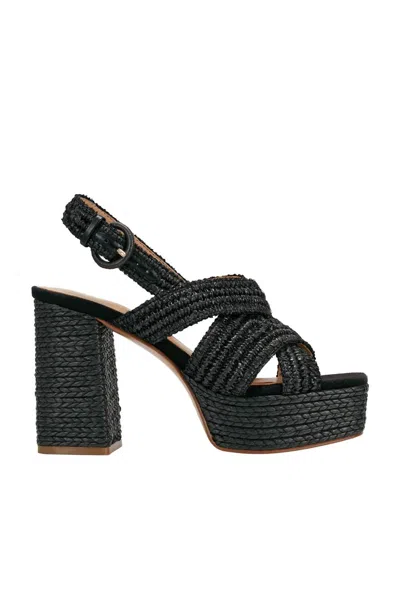 Marc Fisher Women's Caddy Platform Sandal In Black In Multi