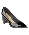 Marc Fisher Women's Caitlin Slip-on Block Heel Pumps In Black