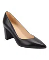 Marc Fisher Women's Caitlin Slip-on Block Heel Pumps In Black