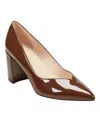 Marc Fisher Women's Caitlin Slip-on Block Heel Pumps In Brown