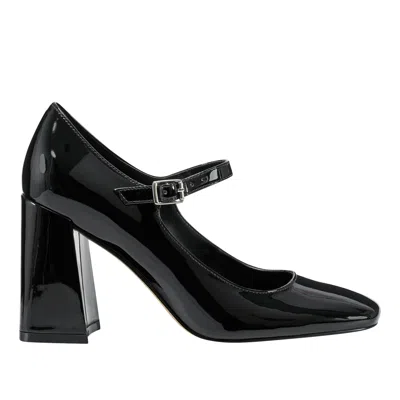 Marc Fisher Women's Charin Block Heel Mary Jane In Black