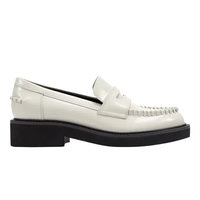 Marc Fisher Women's Dagman Casual Leather Loafer In White