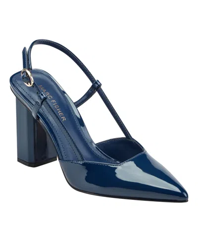 Marc Fisher Women's Dian High Block Heel Slingback Pumps In Multi
