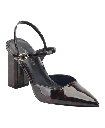 Marc Fisher Doster Mary Jane Sandal In Burgundy