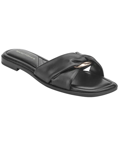 Marc Fisher Fida Sandal In Black