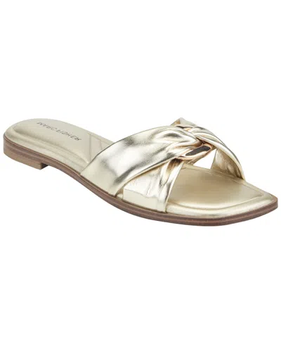 Marc Fisher Fida Sandal In Silver