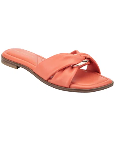 Marc Fisher Fida Sandal In Pink