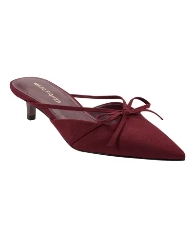 Marc Fisher Women's Florin Slip-on Kitten Heel Pumps In Red