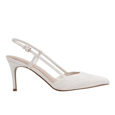 Marc Fisher Women's Flory Slingback Pump In White
