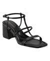 Marc Fisher Women's Gellyn Caged Block Heel Sandals In Black
