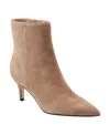 Marc Fisher Women's Glorry Pointy Toe Kitten Heel Booties In Brown