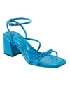 Marc Fisher Women's Gurion Square Toe Dress Sandals In Blue