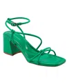 Marc Fisher Women's Gurion Block Heel Sandal In Dark Green
