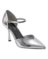Marc Fisher Women's Haben Two-piece Tapered Heel Pumps In Silver