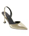 Marc Fisher Women's Hadya Pointy Toe Stiletto Slingback Pumps In Gold