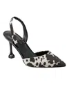 Marc Fisher Women's Hadya Pointy Toe Stiletto Slingback Pumps In Multi