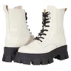 Marc Fisher Women's Happy Lace Up Boots In Ivory In Multi