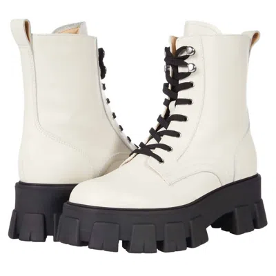 Marc Fisher Women's Happy Lace Up Boots In Ivory In Multi