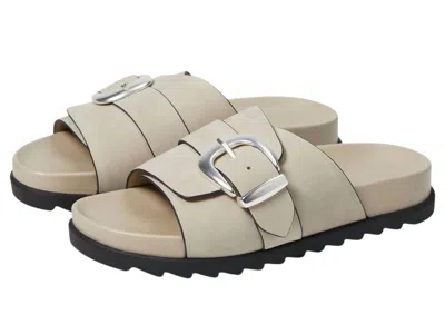 Marc Fisher Women's Hattie Flat Sandal In Sand Leather In Neutral