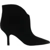 Marc Fisher Women's Haylian Suede Ankle Bootie In Black In Black