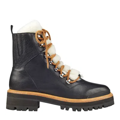 Marc Fisher Women's Izzie Ankle Boot In Black/natural In Multi
