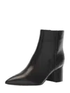 Marc Fisher Women's Jarli Ankle Boot In Black Leather In Black