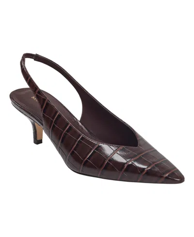 Marc Fisher Women's Labela Slingback Kitten Heel Pumps