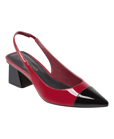MARC FISHER WOMEN'S LAGLIE POINTY TOE DRESS SLINGBACK PUMPS