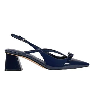 Marc Fisher Women's Laily Bow Slingback Pump In Blue