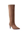 Marc Fisher Women's Leata Wide Calf Tall Pointy Toe Boots In Brown