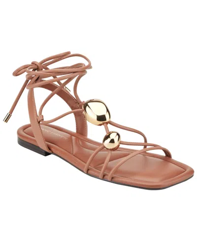Marc Fisher Malavi Sandal In Brown