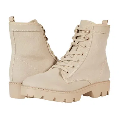 Marc Fisher Women's  Fayth Boots Beige Lug Sole Platform Ankle Hawk2248 In Nude