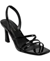 Marc Fisher Women's Nalina Strappy Stiletto Sandals In Black Patent