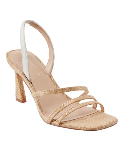 Marc Fisher Women's Nalina Strappy Stiletto Sandals In Natural Woven