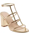 Marc Fisher Women's Norene Caged Block Heel Sandals In Metallic
