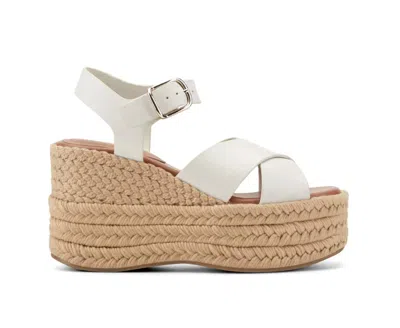 Marc Fisher Women's Pasion Espadrille Wedge Sandals In Ivory In White