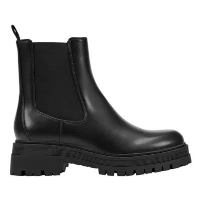 Marc Fisher Women's Peddler Lug Sole Ankle Bootie In Black