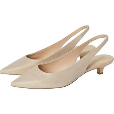 Marc Fisher Women's Posey Pump In Light Natural Suede In Neutral