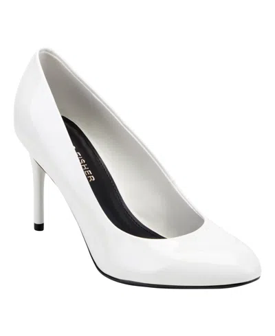 Marc Fisher Women's Rigby Slip-on Stiletto Pumps In White