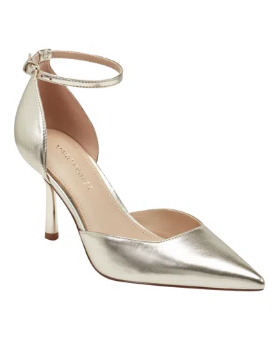 Marc Fisher Women's Rvker Two-piece Stiletto Pumps In Gold