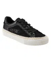 Marc Fisher Women's Spryng Round Toe Casual Sneakers In Black Lace