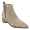 Marc Fisher Women's Yale Chelsea Bootie In Taupe Suede In Brown