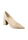 Marc Fisher Women's Zala Suede Pump Heels In Natural Suede