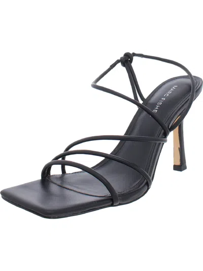 Marc Fisher Womens Patent Square Toe Heels In Black