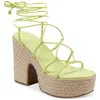 Marc Fisher Womens Platform Stiletto Gladiator Sandals In Green