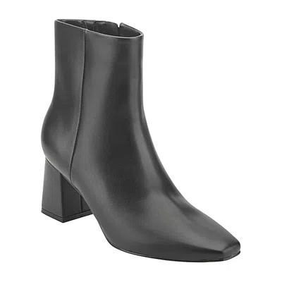 Marc Fisher Womens Rudie 2 Block Heel Booties In Black