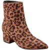 Marc Fisher Womens Zipper Booties In Brown