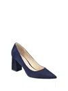 Marc Fisher Zala Block Heel Pump In Blue In Blue